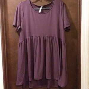 NWOT 1x babydoll cut top by Zenana